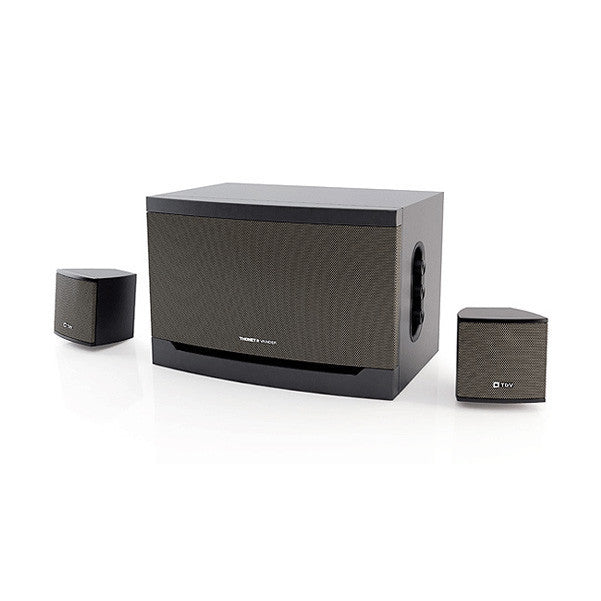thonet & vander multimedia speakers thonet & vander riss 2.1 wooden multimedia speakers system