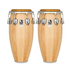 Toca Congas Natural Walnut Toca Percussions Custom Deluxe Conga Set 11" and 11.75" Without Stand