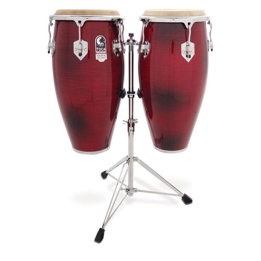 Toca Congas Toca 3100CF Elite Pro Wood Conga Set with Double Stand