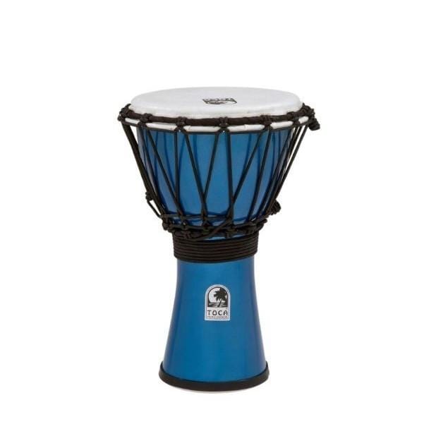toca djembes blue toca tfcdj freestyle colorsound 7-inch djembe   #color_blue