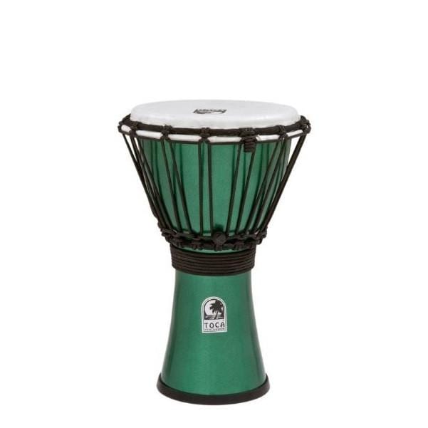 toca djembes green toca tfcdj freestyle colorsound 7-inch djembe   #color_green