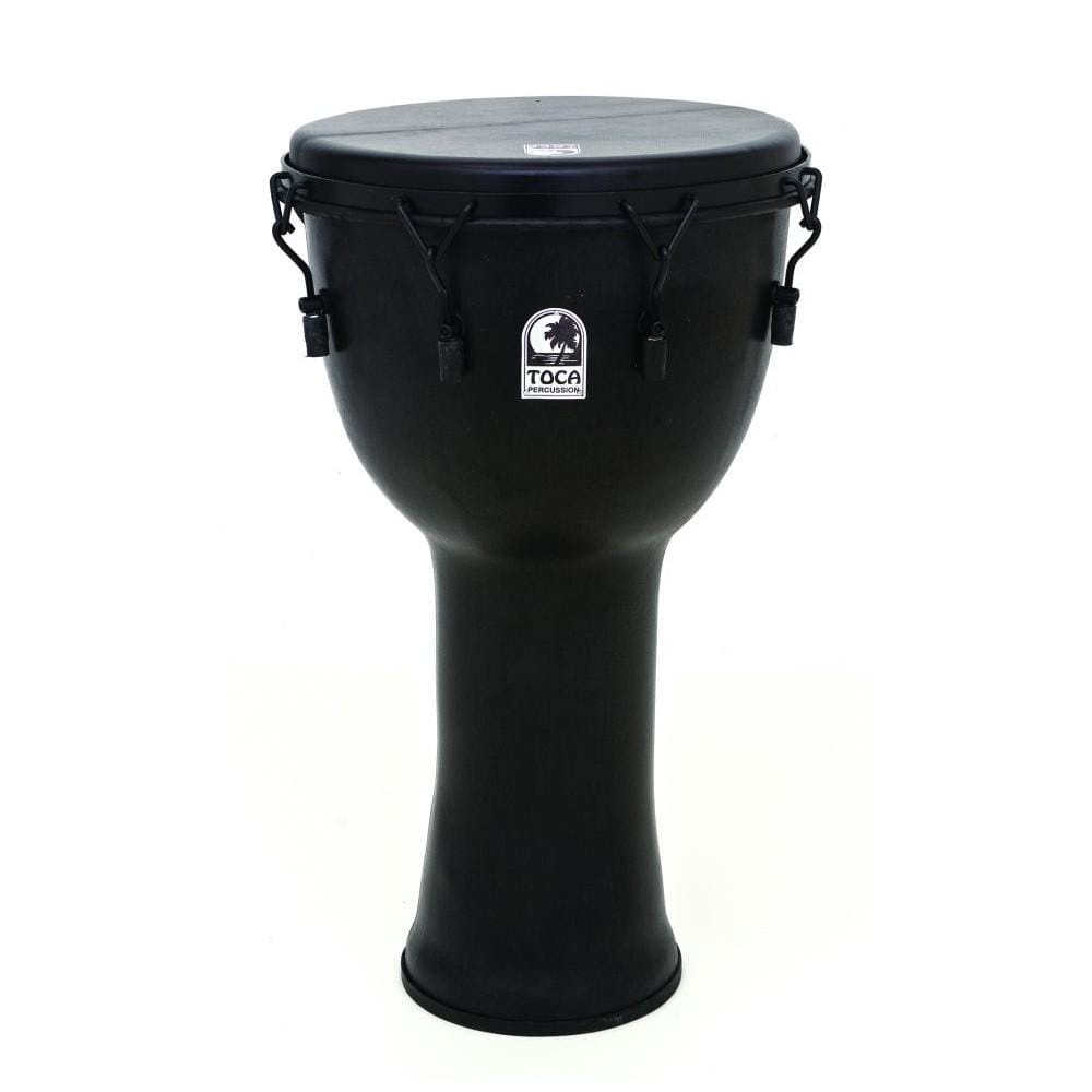 toca djembes toca sfdmx-9bm 9 inch freestyle black mamba mechanically tuned djembe