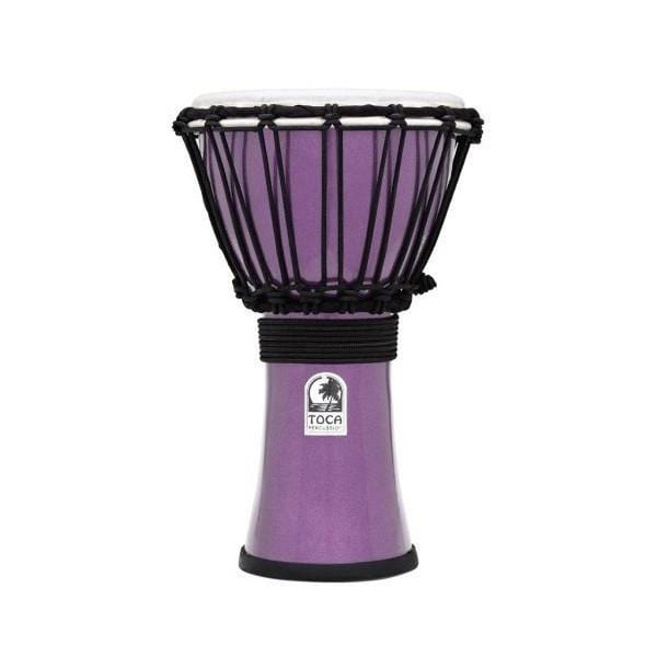toca djembes violet toca tfcdj freestyle colorsound 7-inch djembe   #color_violet