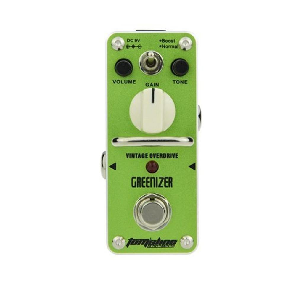 tomsline effect pedals tomsline agr-3 greenizer vintage guitar overdrive effects pedal