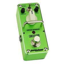 tomsline effect pedals tomsline agr-3 greenizer vintage guitar overdrive effects pedal