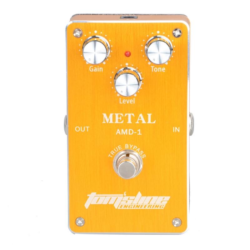 tomsline effect pedals tomsline amd-1 premium metal high gain guitar effects pedal