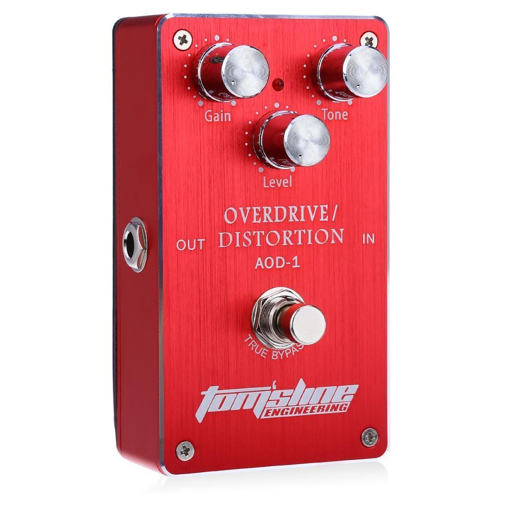 tomsline effect pedals tomsline aod-1 overdrive distortion guitar effects pedal