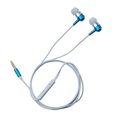 Toshiba Earphones Blue Toshiba RZE-D100E Wired Earphone with Microphone