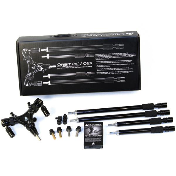 triad orbit microphone stands triad-orbit orbit o2x dual orbital boom system