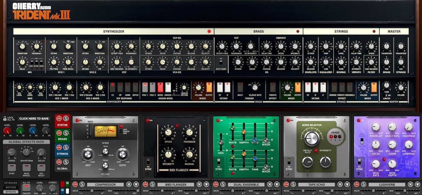 Cherry Audio Trident Synthesizer