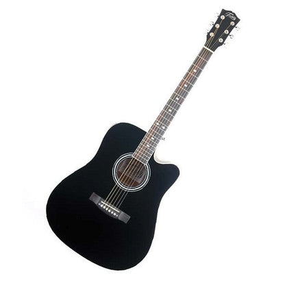 Trinity Acoustic Guitars Black Color Trinity Highway 41 Semi-Acoustic Cutaway Guitar