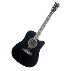 Trinity Acoustic Guitars Black Color Trinity Highway 41 Semi-Acoustic Cutaway Guitar