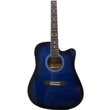 Trinity Electro Acoustic Guitars Blue Trinity TNY-6000 40inch Electro-Acoustic Cutaway Guitar