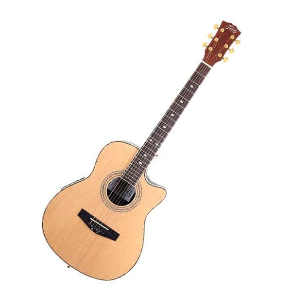 Trinity Electro Acoustic Guitars Natural Color Trinity Orion 2 40inch Electro Acoustic Cutaway Guitar #color_natural-color