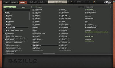 u-he Software Virtual Instruments u-He Bazille Granular Synthesizer