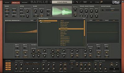 u-he Software Virtual Instruments u-He Bazille Granular Synthesizer