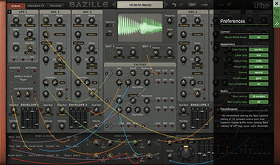 u-he Software Virtual Instruments u-He Bazille Granular Synthesizer
