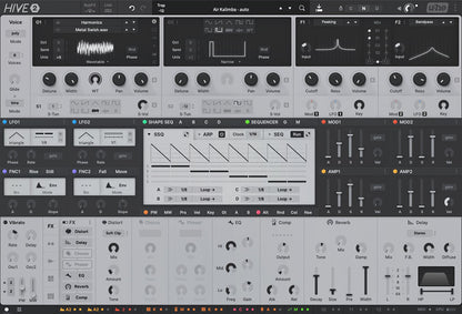 u-he Software Virtual Instruments u-He Hive 2 Modular Synthesizer