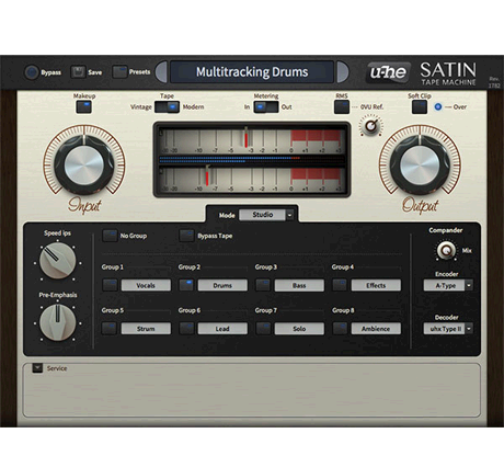 u-he Software Virtual Processors u-He Satin Reverb
