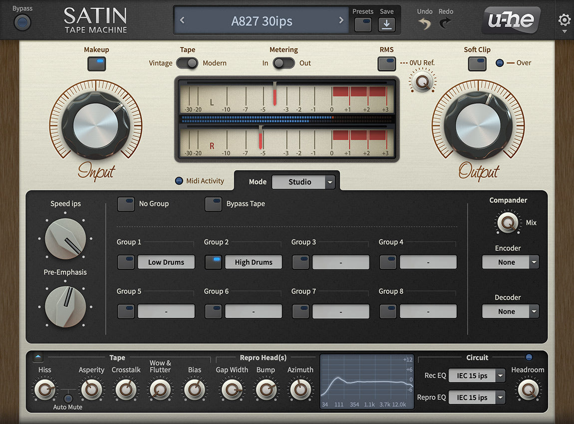 u-he Software Virtual Processors u-He Satin Reverb – Professional Audio Software & Plugin