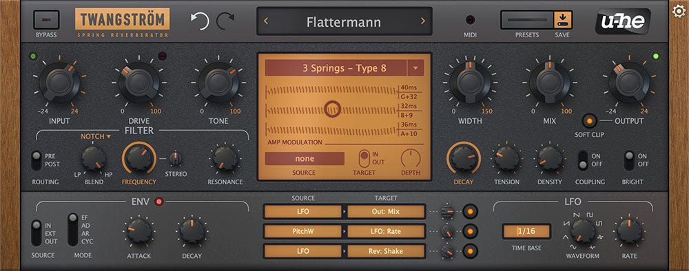 u-he Software Virtual Processors u-He Twangstrom Guitar Amp Simulator
