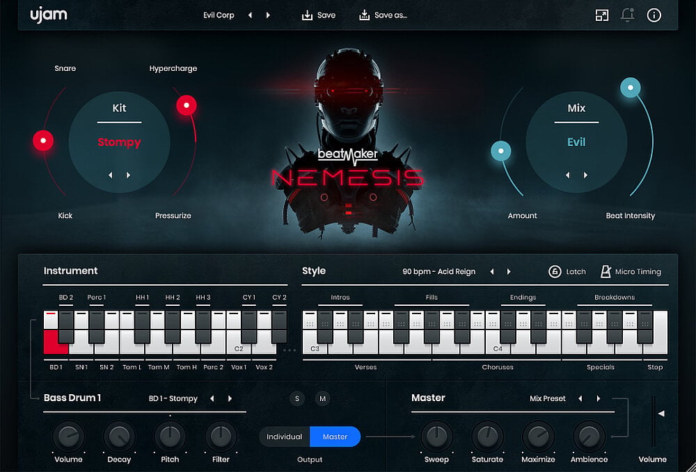 Ujam Virtual Instruments UJAM Beatmaker Bundle: Drum Machine Bundle