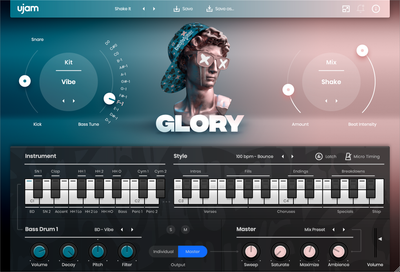 UJAM GLORY: Drum Machine – Professional Audio Software & Plugin