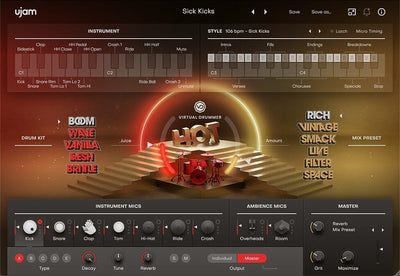 UJAM HOT: Drum Machine – Professional Audio Software & Plugin