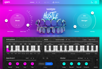 UJAM HUSTLE 2: Drum Machine – Professional Audio Software & Plugin