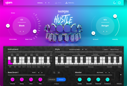 Ujam Virtual Instruments UJAM HUSTLE 2: Drum Machine