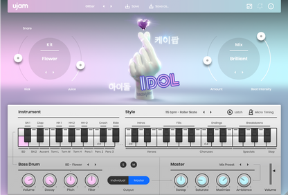 Ujam Virtual Instruments UJAM IDOL: Drum Machine