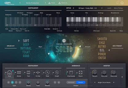 Ujam Virtual Instruments UJAM SOLID 2: Drum Machine