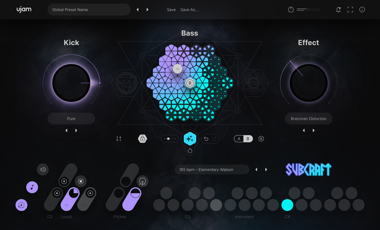 Ujam Virtual Instruments UJAM Subcraft Sub-bass Virtual Instrument