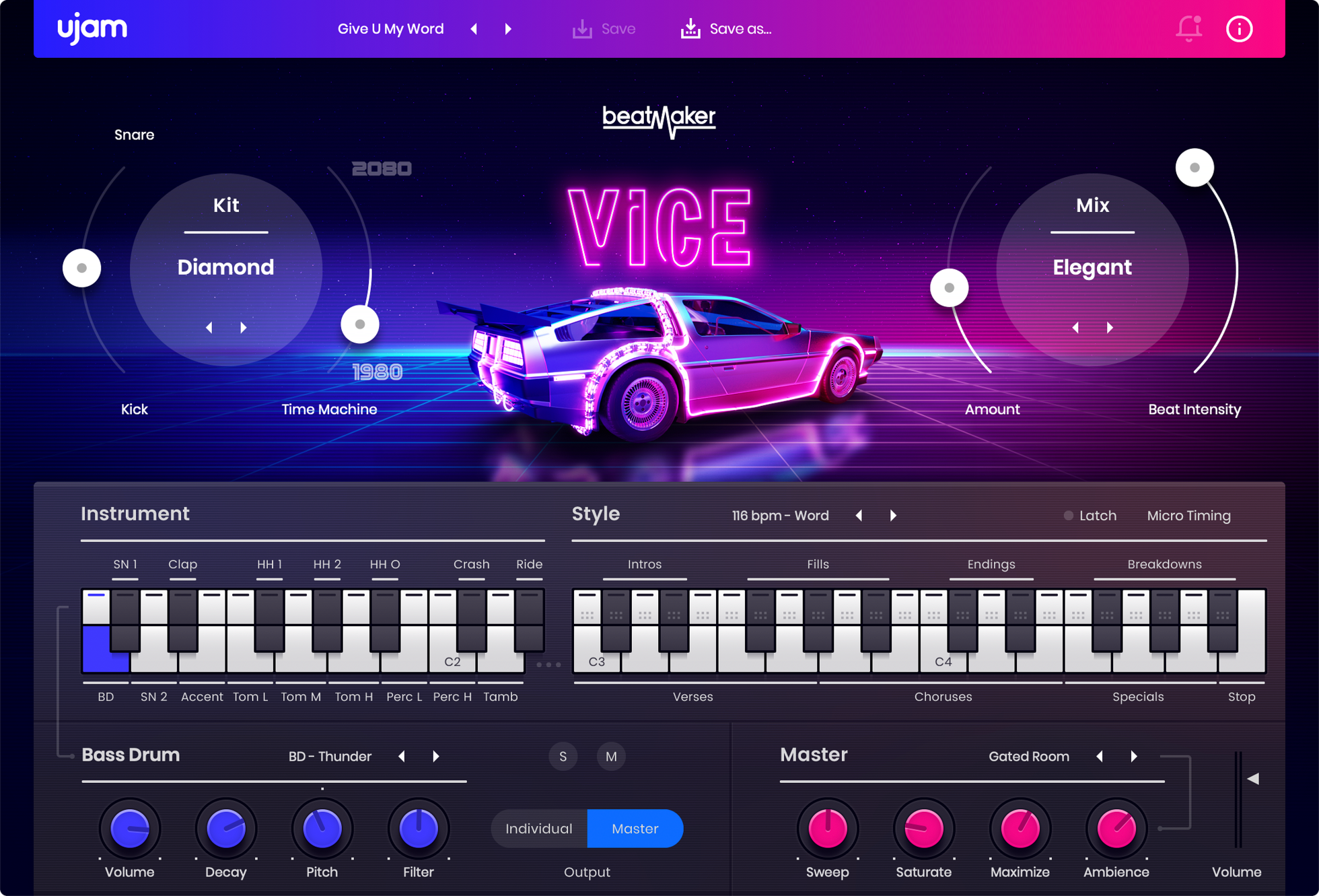 Ujam Virtual Instruments UJAM VICE: Drum Machine