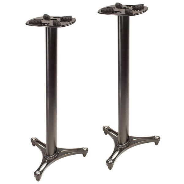 ultimate support monitor stands black ultimate support ms-90/45 studio monitor stand   
