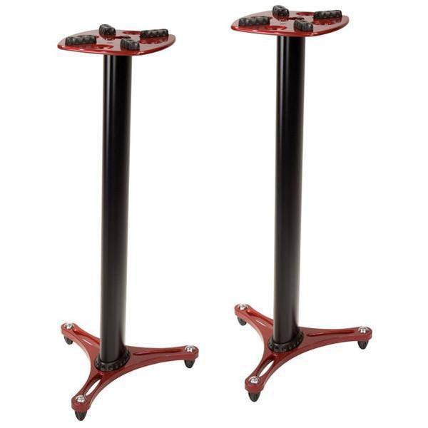ultimate support monitor stands red ultimate support ms-90/45 studio monitor stand   #color_red