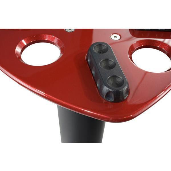 ultimate support monitor stands ultimate support ms-90/45 studio monitor stand   #color_red