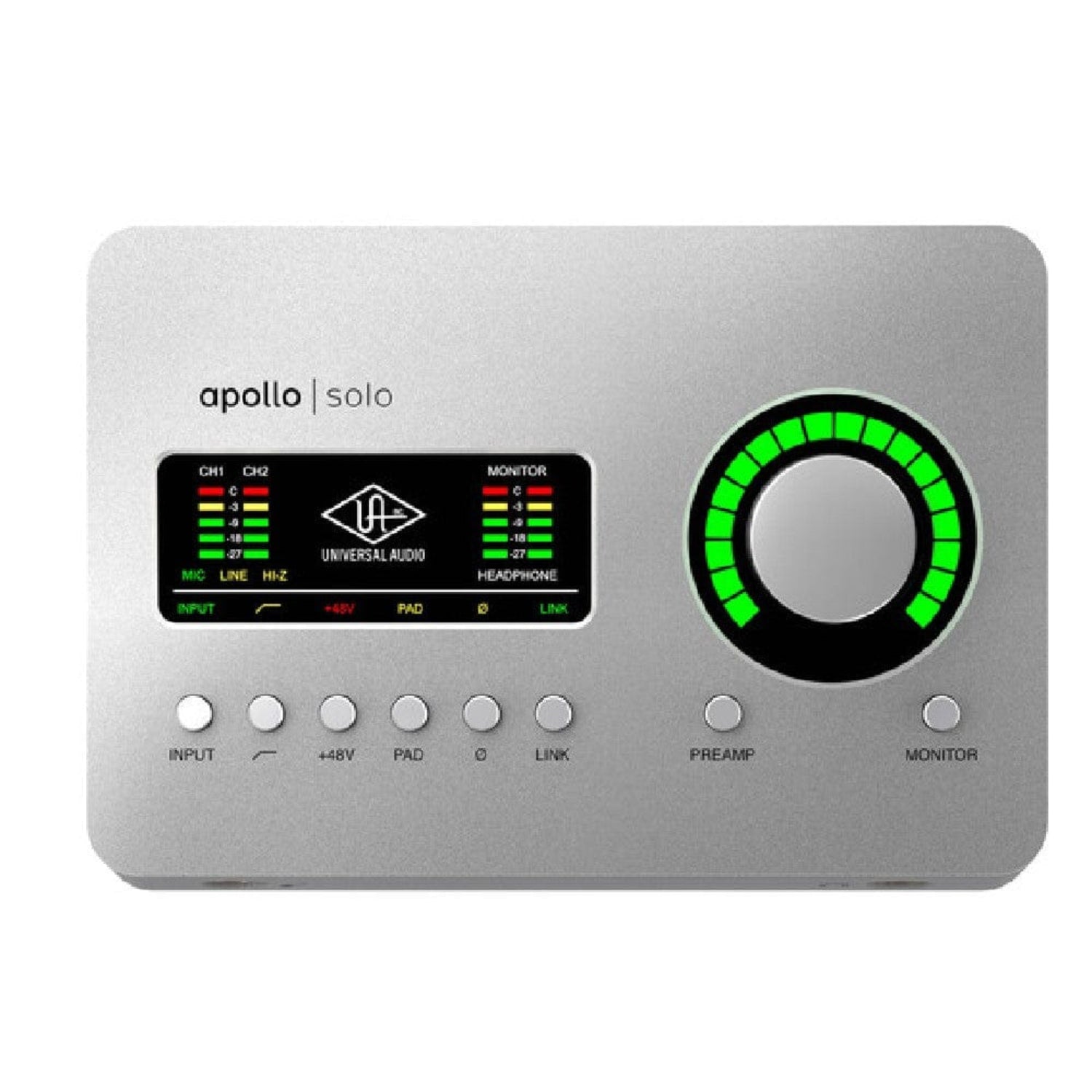 universal audio audio interfaces universal audio apls he apollo solo heritage edition audio interface with uad plug-ins