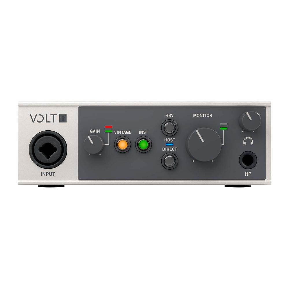 universal audio audio interfaces universal audio volt 1 usb c 1x2 audio interface with uad plug-ins