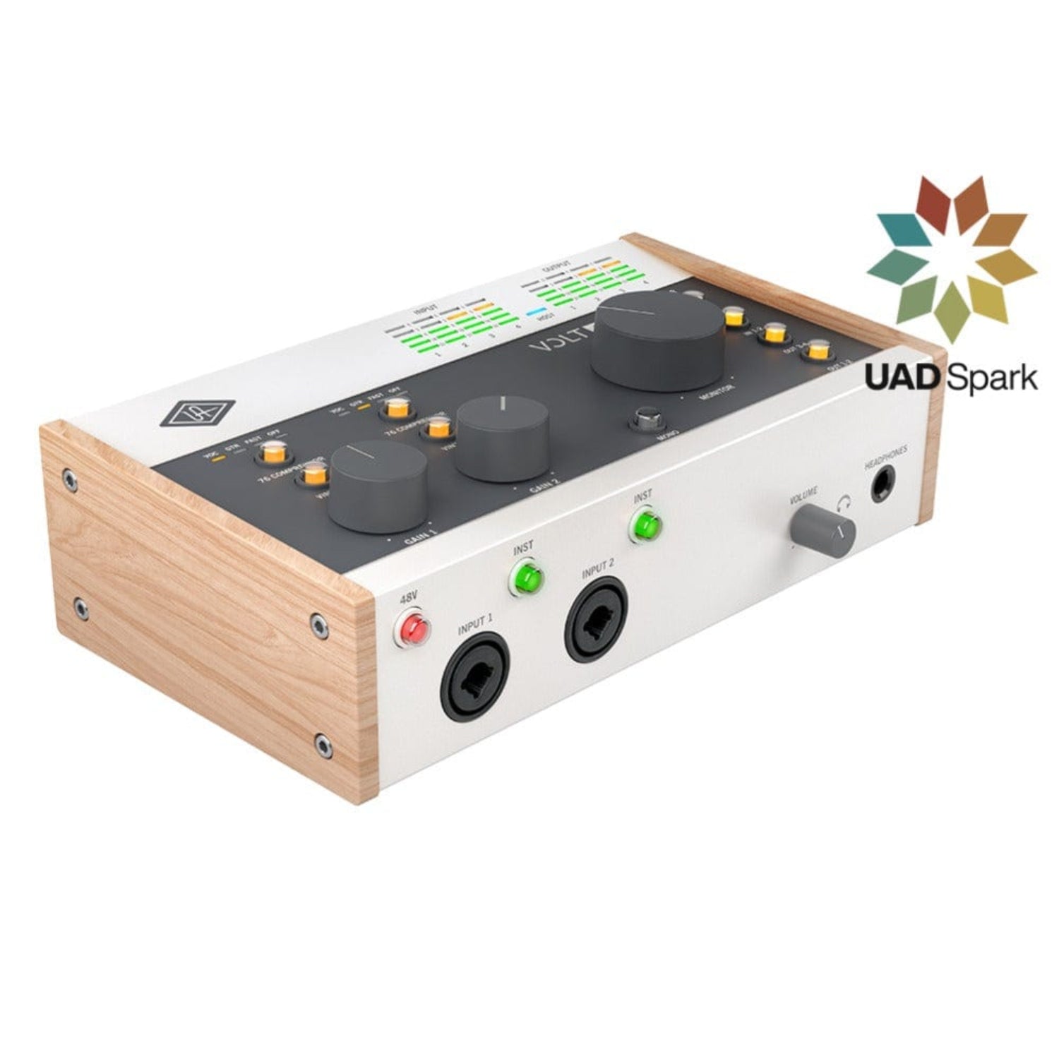 universal audio audio interfaces universal audio volt 476 usb c 4x4 audio interface with uad plug-ins