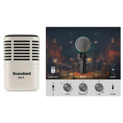 Universal Audio Dynamic Microphones Universal Audio SD-5 Dynamic Microphone with Hemisphere Modeling