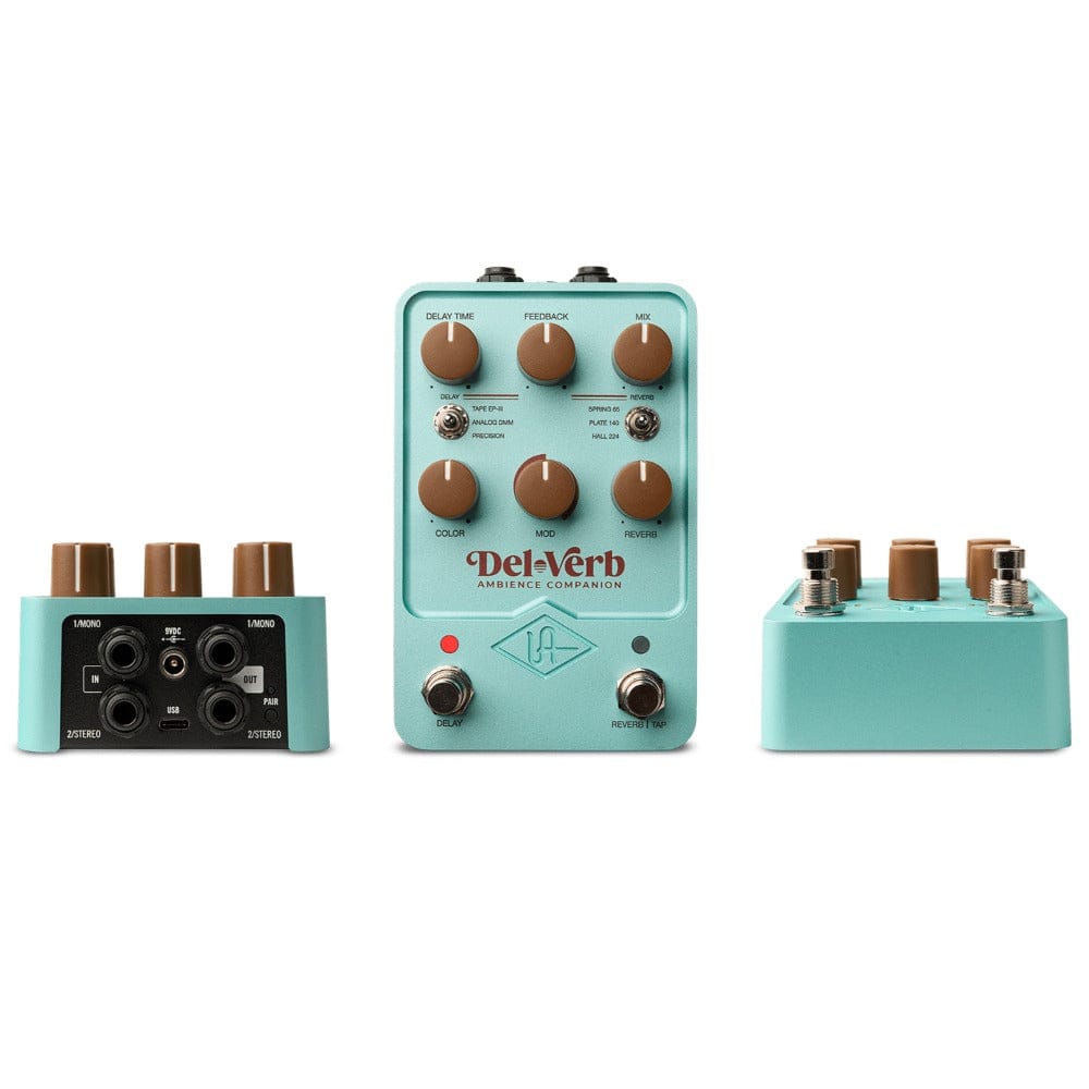 universal audio effect pedals universal audio del-verb ambience companion pedal