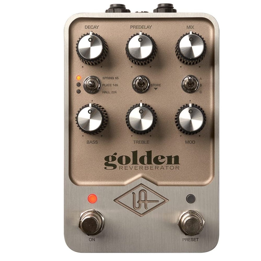 Universal Audio Effect Pedals Universal Audio Golden Reverberator Effect Pedal