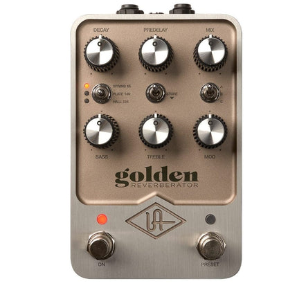 Universal Audio Effect Pedals Universal Audio Golden Reverberator Effect Pedal