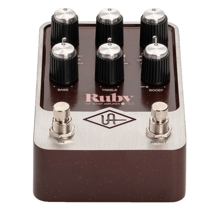 universal audio effect pedals universal audio ruby '63 top boost amplifier pedal