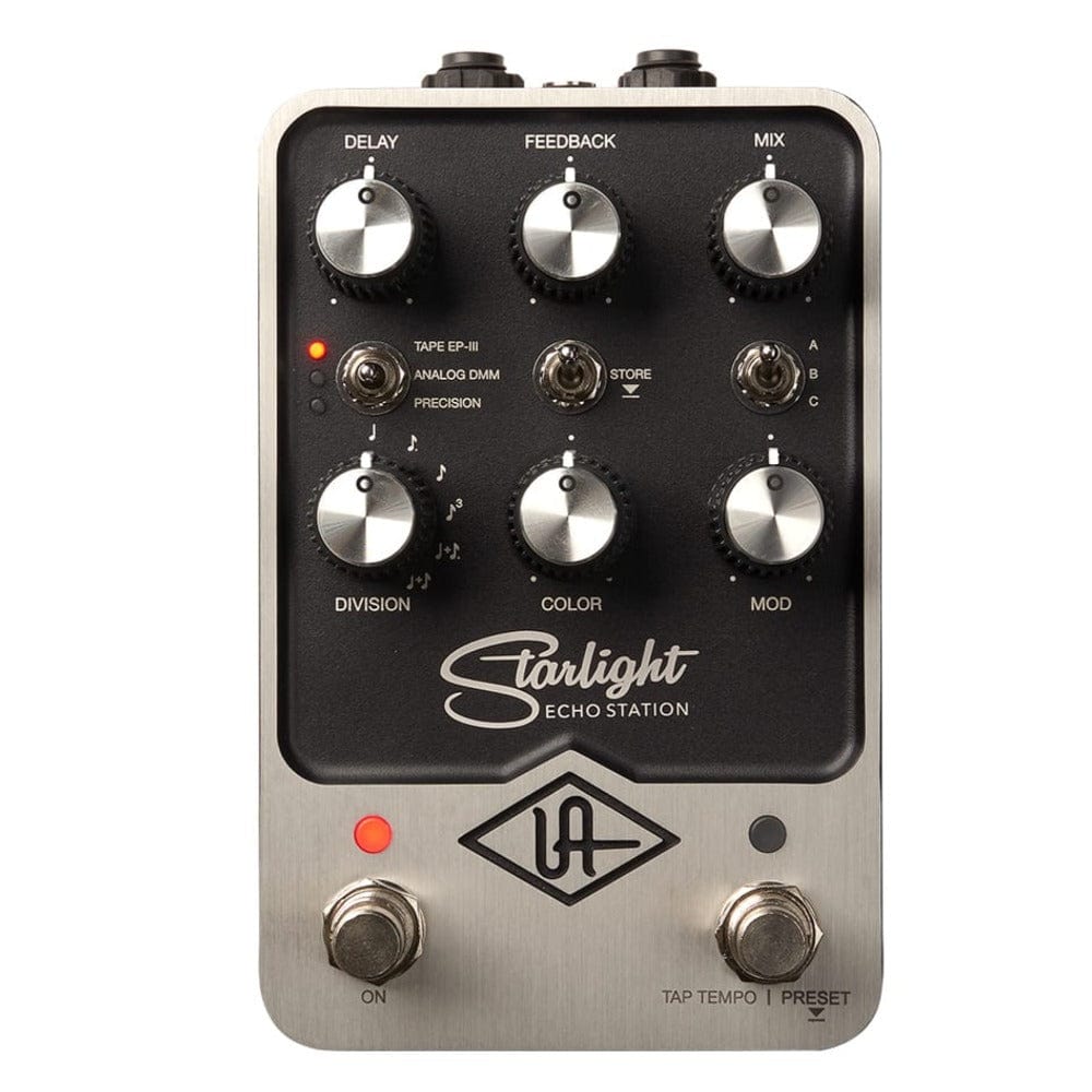 universal audio effect pedals universal audio starlight delay effect pedal