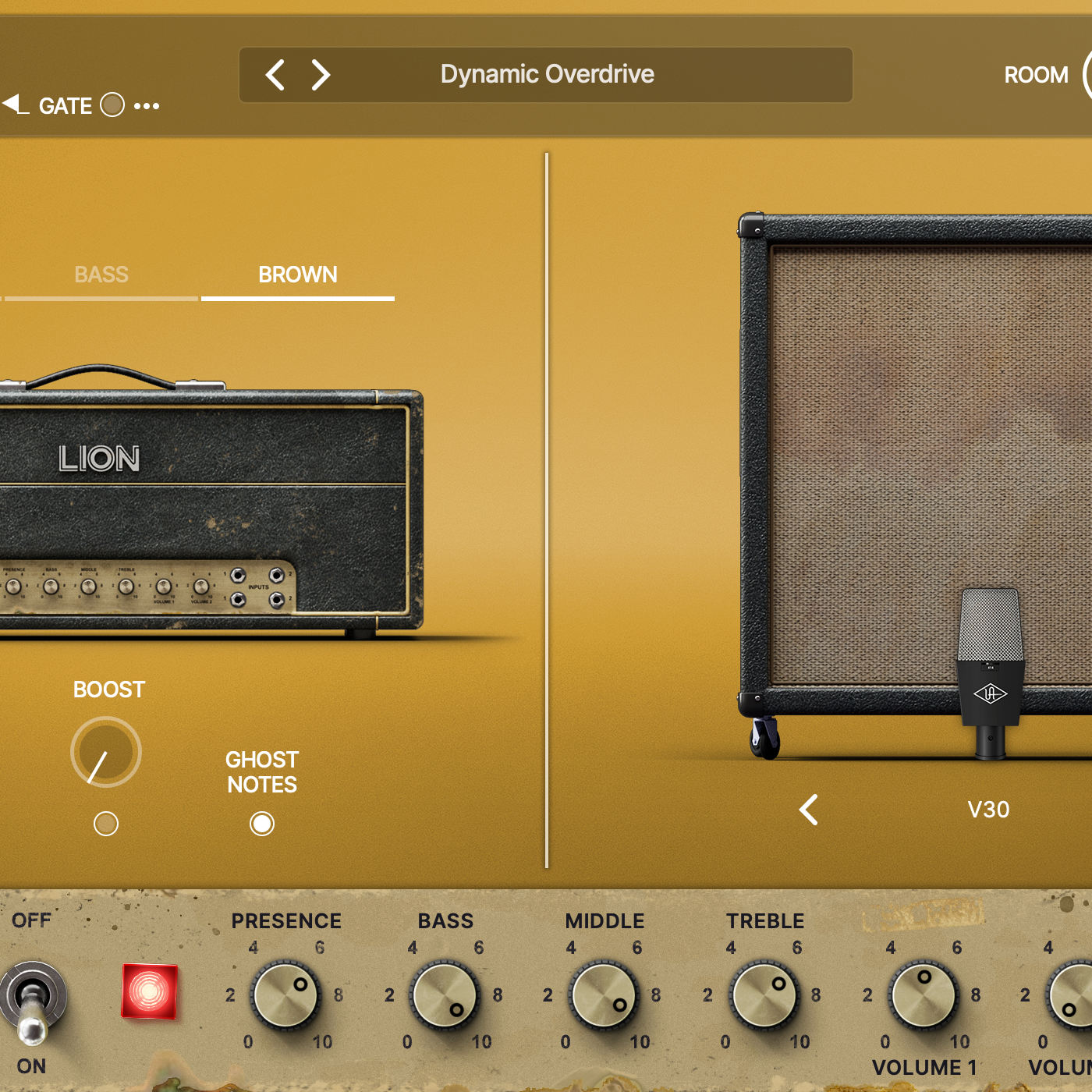 UNIVERSAL AUDIO Virtual Instruments UAD Lion '68 Super Lead Amplifier Plug-in