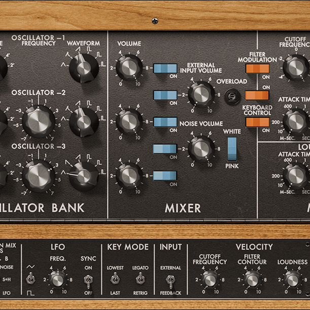 UNIVERSAL AUDIO Virtual Instruments UAD Moog Minimoog: Minimoog Synthesizer