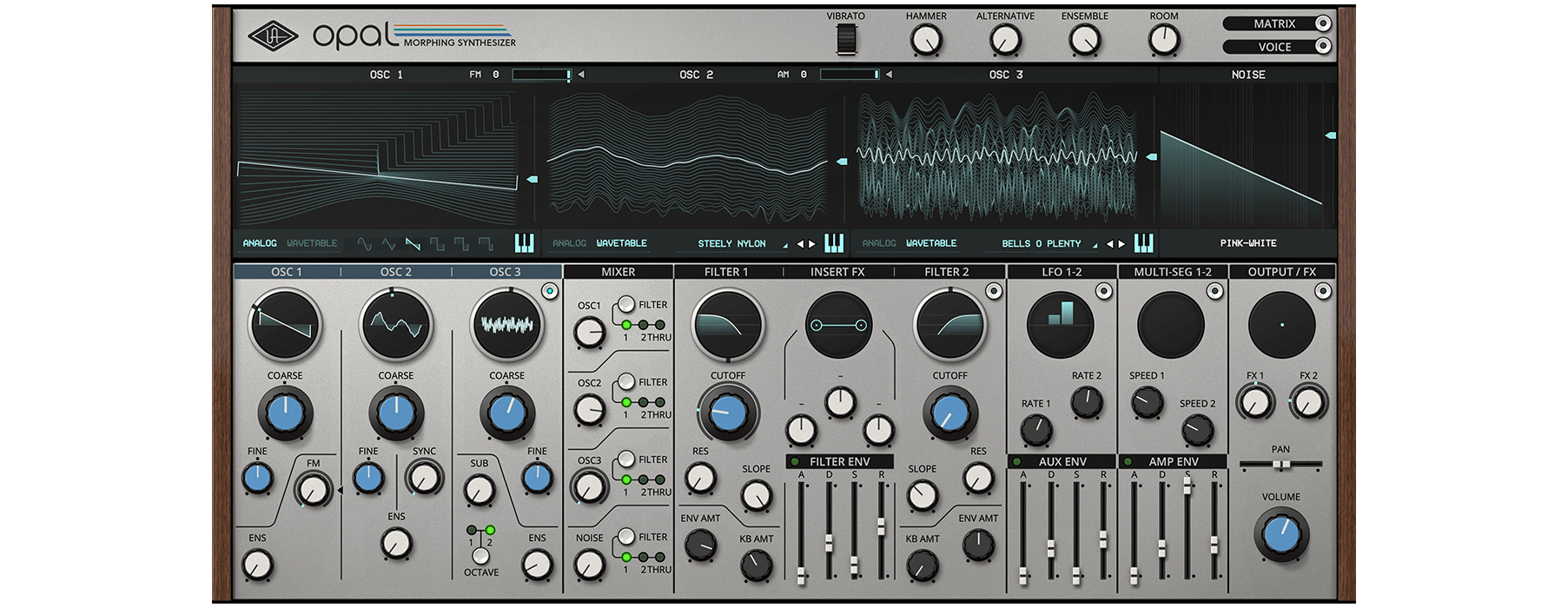 UNIVERSAL AUDIO Virtual Instruments UAD Opal Morphing Synthesizer: Morphing Synthesizer