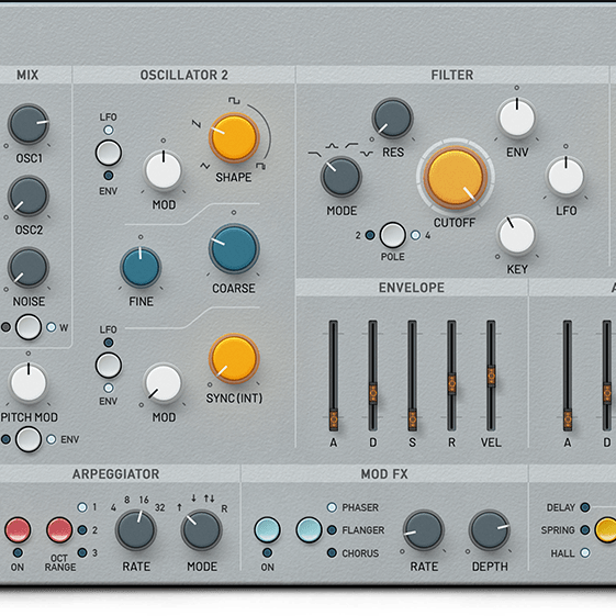 UNIVERSAL AUDIO Virtual Instruments UAD PolyMAX Polyphonic Synthesizer